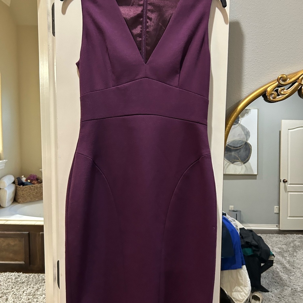 Elegant Purple Women's Dress
